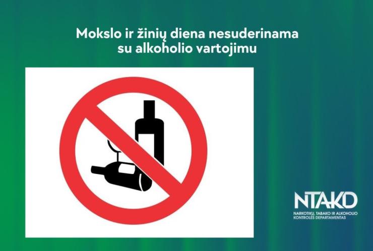 Mokslo ir žinių diena nesuderinama su alkoholio vartojimu – pristatome naujausio tyrimo duomenis 