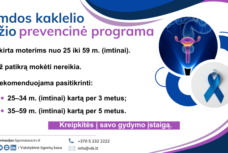 Priminimas moterims: neatidėliokite patikros – ji gali išgelbėti gyvybę