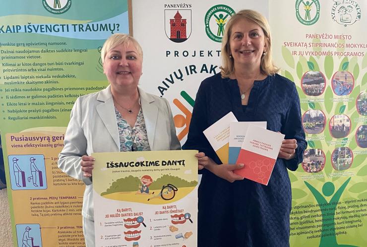 Panevėžio miesto savivaldybės visuomenės sveikatos biurą pasiekė metodinės rekomendacijos ir informacinė medžiaga apie vaikų burnos sveikatą