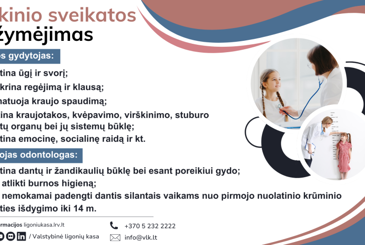 Moksleivių sveikatos patikra: kodėl verta neatidėlioti iki rudens