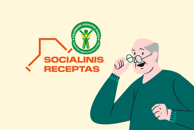 Kviečiame senjorus (65+) prisijungti prie Iniciatyvos „Socialinis receptas“