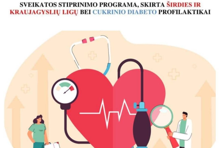 Sveikatos stiprinimo programa, skirta širdies ir kraujagyslių ligų bei cukrinio diabeto profilaktikai